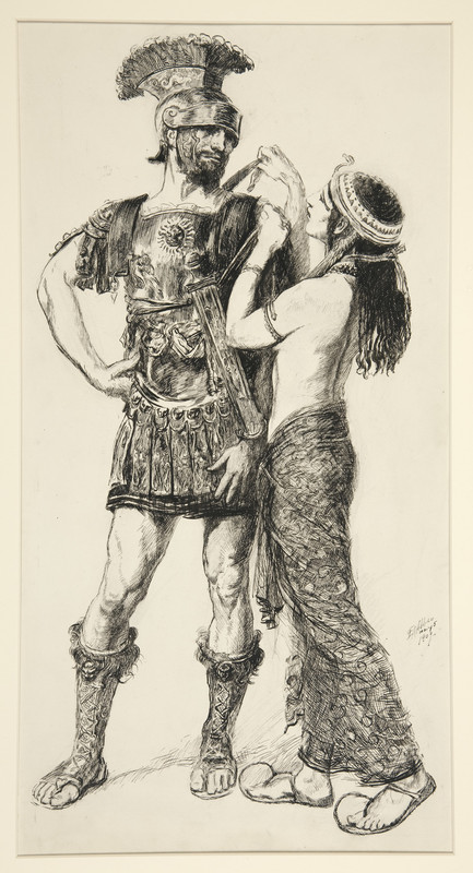 Edwin Austin Abbey Cleopatra Sooth, la, I’ll Help Thus it must be Act ...