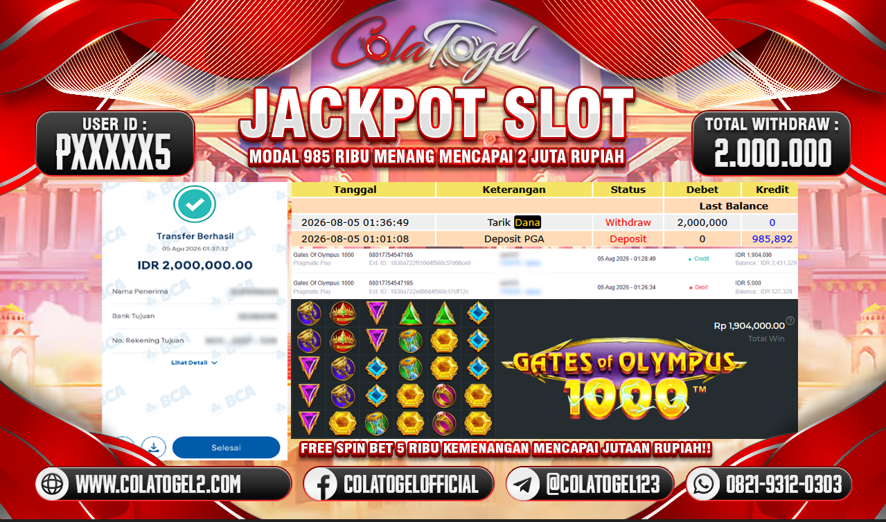 JACKPOT SLOT GACOR!!