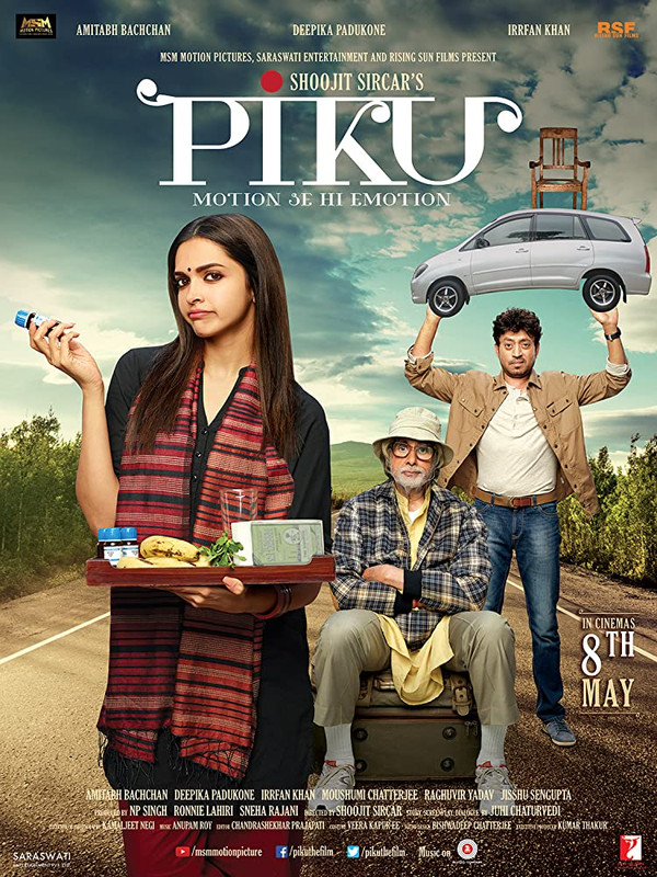 Piku (2015) Hindi Full Movie BluRay 400MB ESub Download