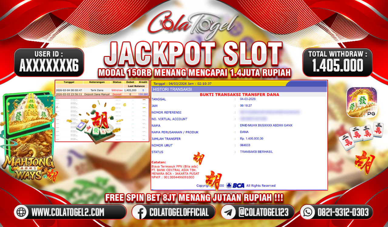 JACKPOT SLOT GACORR!!