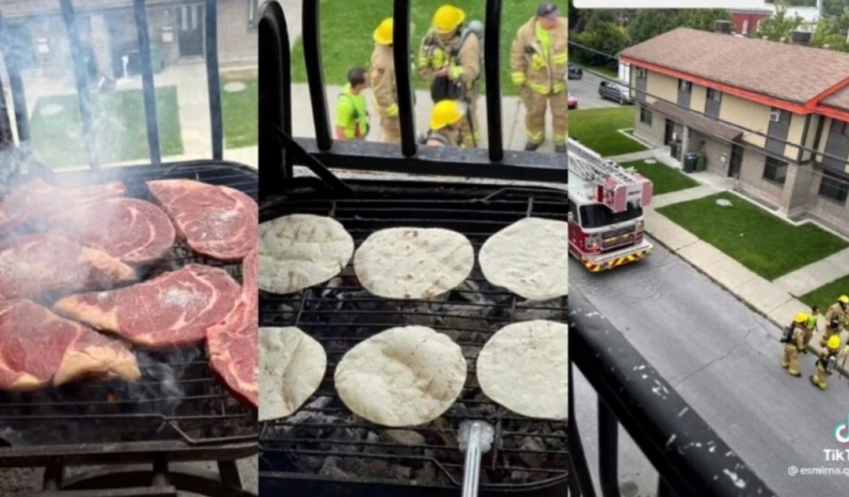 Mexicano armó las carnitas pero sus vecinos terminan llamando a los bomberos