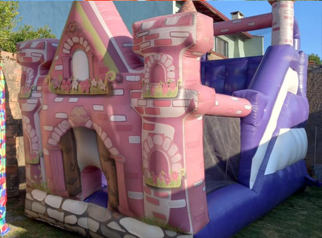 Tobogã Castelo Encantado 2 em 1