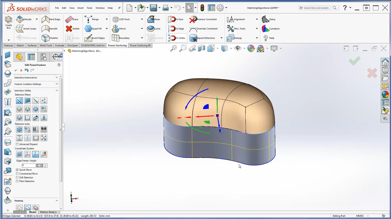 Working with Power Surfacing 10.0 for SolidWorks 2020-2024 full