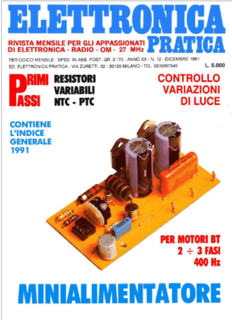 Elettronica pratica N. 12 - Dicembre 1991