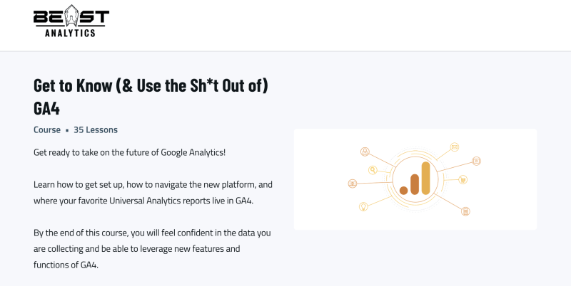 Beast Analytics - Get to Know (& Use the Sh+t Out of) GA4