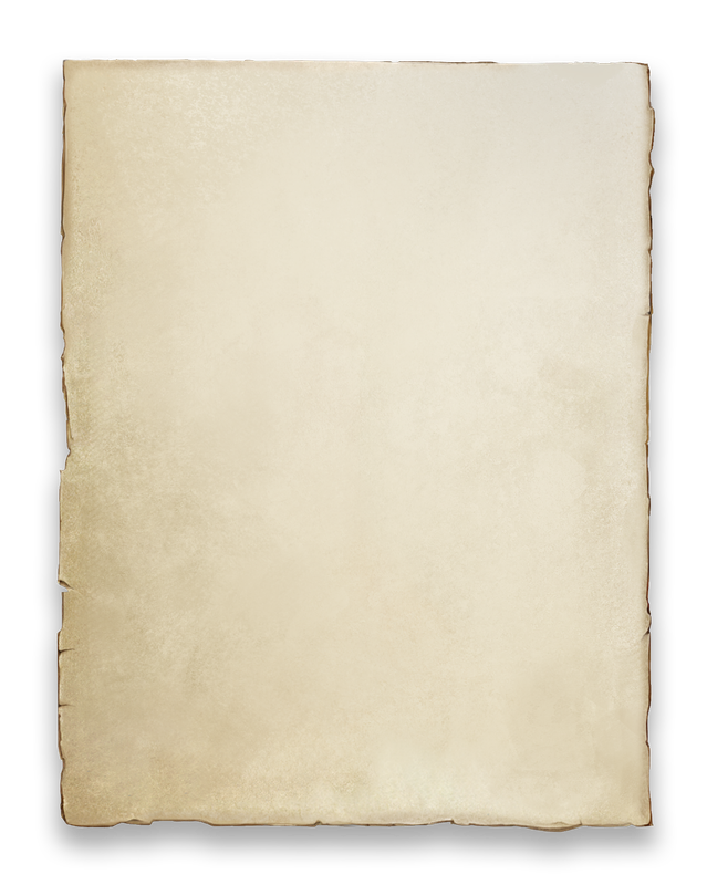 Single sheet of parchment