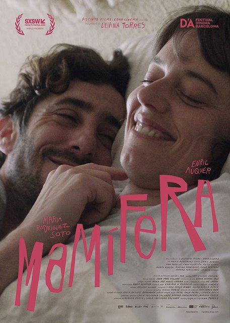 PÓSTER DE LA PELÍCULA “MAMÍFERA” CON MARÍA RODRÍGUEZ Y ENRIC AUQUER