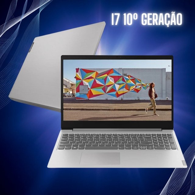 Notebook Lenovo Ideapad S145 I7-1065g7 8gb 256gb Ssd Linux Intel Iris Plus Fhd 82djs00000 Prata