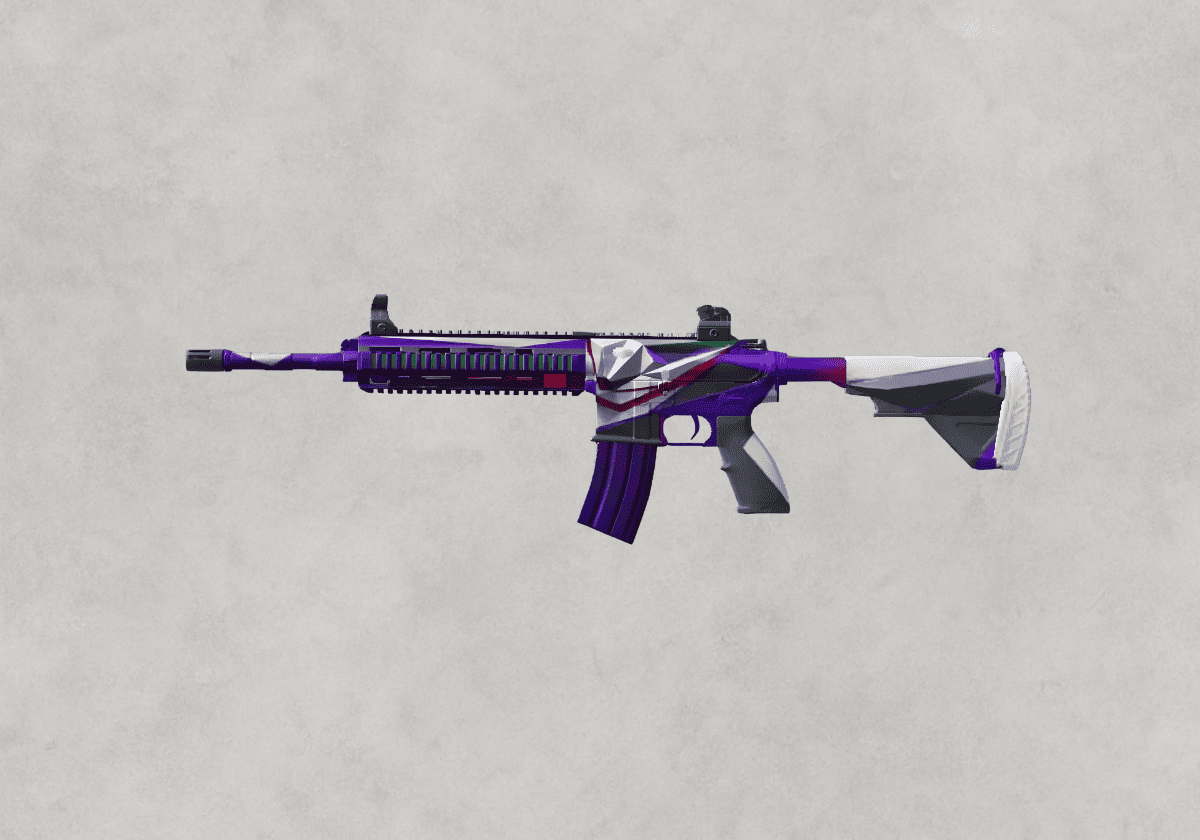 سكن M416 Dark Pierrot – مهرج مظلم مرعب ببجي