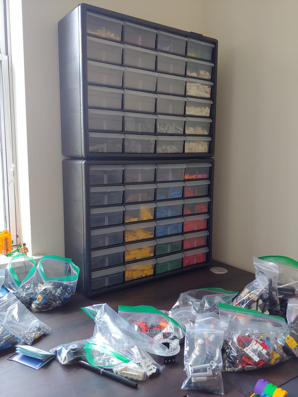 18. The second set of drawers arrived! I'm really excited about how it's coming together.