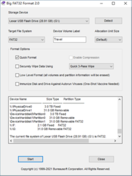 Big FAT32 Format Pro 2.0 Portable