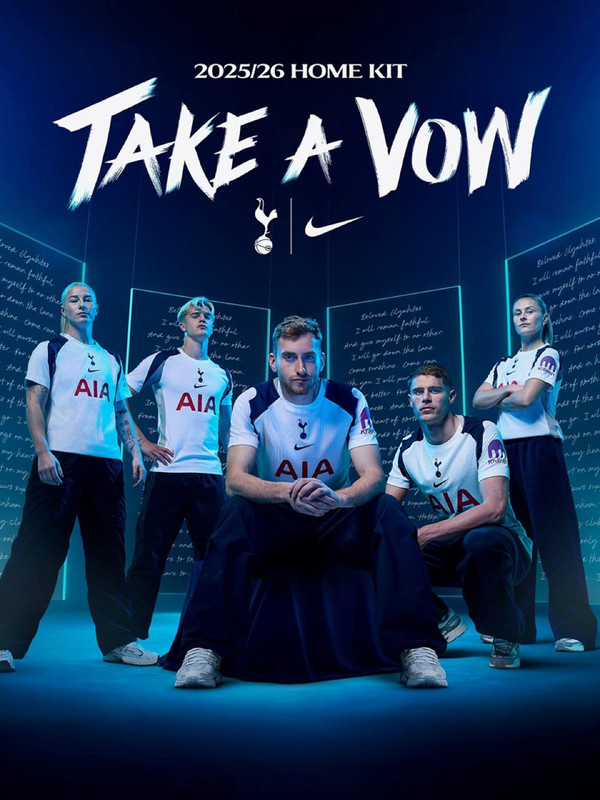 Tottenham Hotspur 2025-26 Home Jersey Player Version
