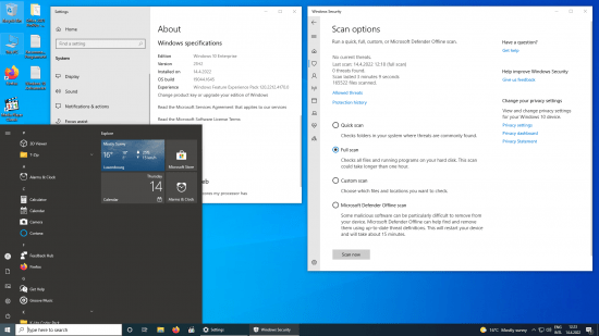 win 10 21h2 release date