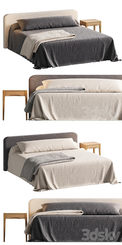 Zara Home bed with nightstand
