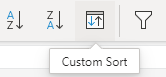 Excel Custom Sort icon