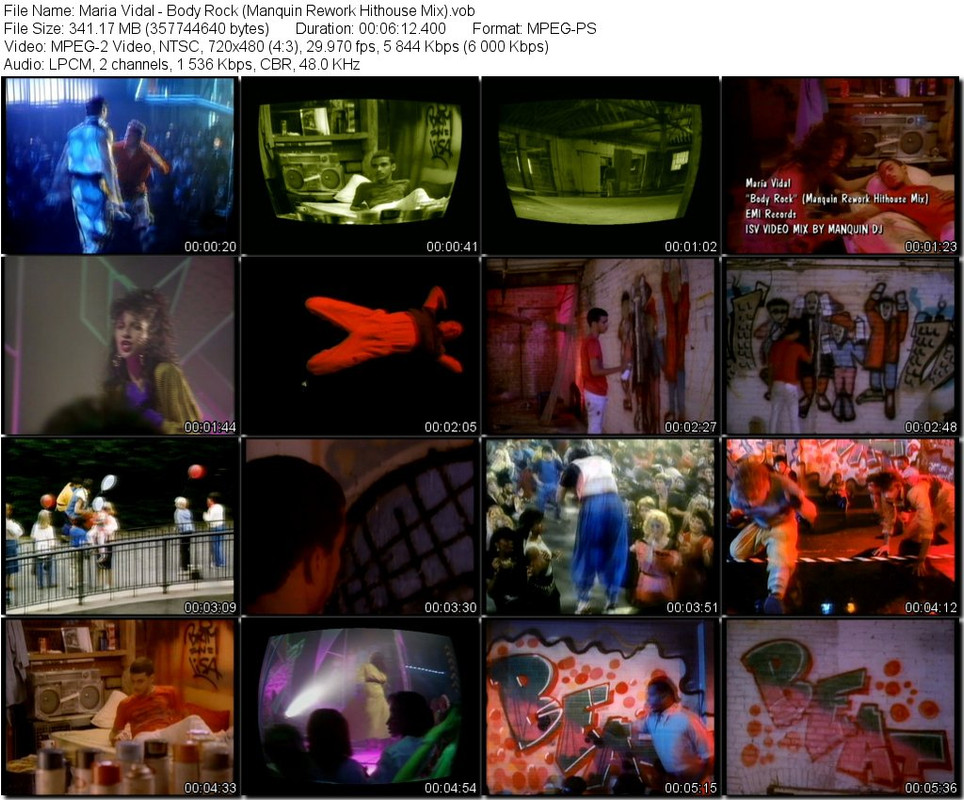 Maria Vidal - Body Rock (Manquin Rework Hithouse Mix).vob_tn