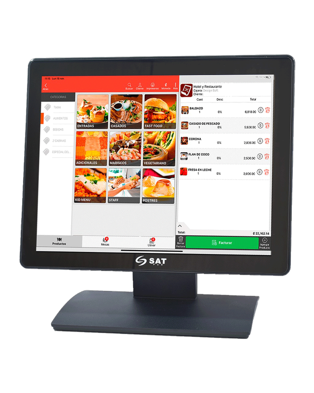 11306 - Monitor Touch SAT 1054FPH 15 Capacitivo - 2