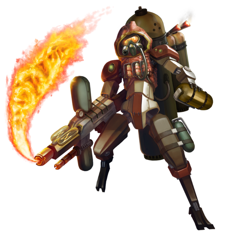 1747 燃氣火焰兵