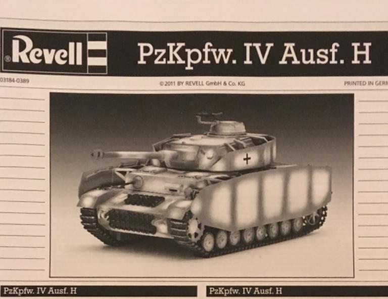 Revell Maquette Panzer IV Ausf.H – Modèle Plastique à Monter Et Peindre, échelle 1/72, Longueur 9,7 Cm, Dès 10 Ans