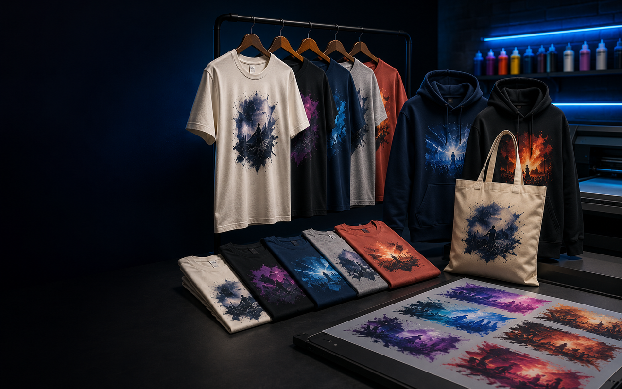 5 to 10 feet gang sheets for growing brands and events