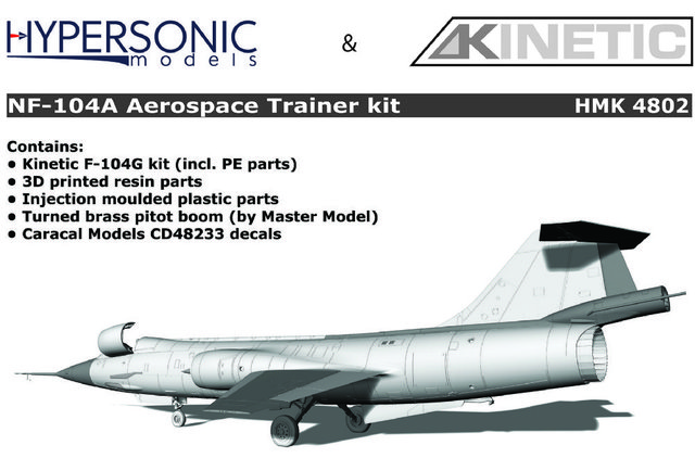 Fdn104 Basekit 1/48 - Lockheed F-104 Starfighter family by Kinetic - (C)F-104C/D/G/J/S ...
