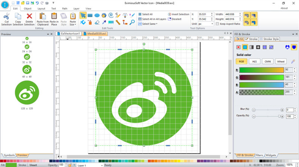 EximiousSoft Vector Icon 3.60 EVI