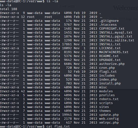 Step 1.1 Screenshot