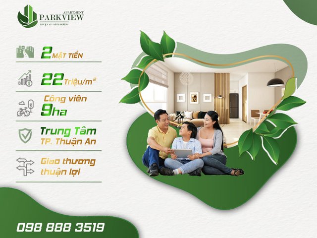 Sở hữu Park View Thuận An khách hàng có cơ hội trúng ngay căn hộ 2 PN cùng bộ nội thất: Tủ lạnh, Máy lạnh, Máy giặt, Smart TV