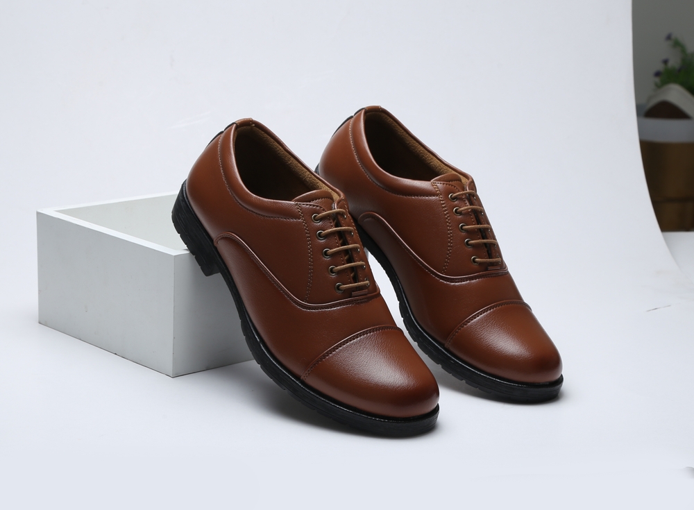 brown formal shoes