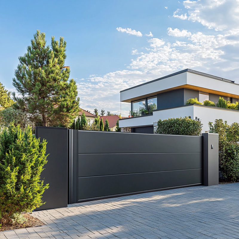 откатные ворота