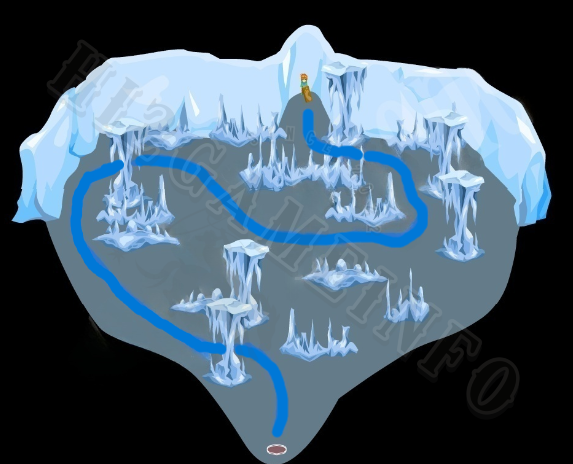 yetiCave White2Maze_marked