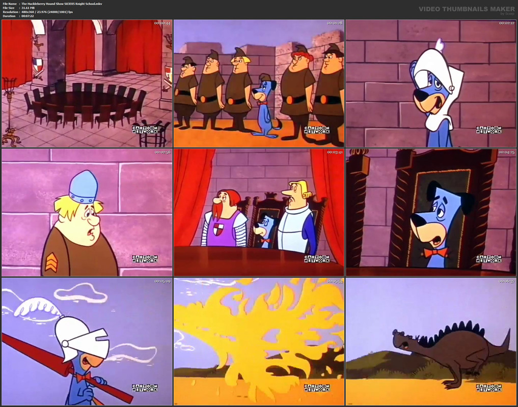 The Huckleberry Hound Show S03E05 Knight School.mkv