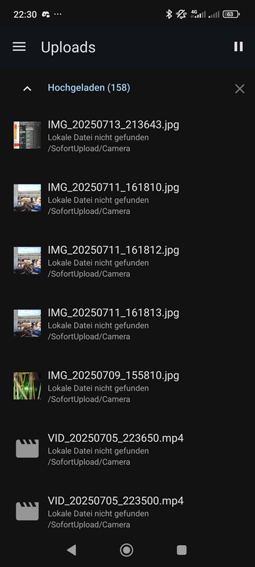 NextCloud Dateien