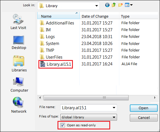 Downgrading Siemens PLC Projects From V15 to V14 SP1 global libraries in the TIA Portal