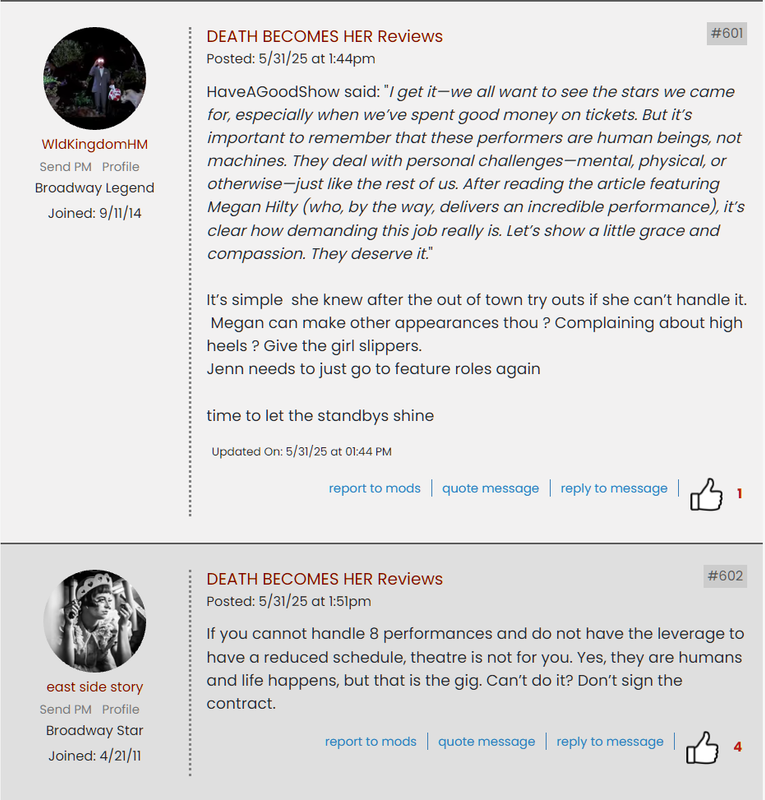 DEATH BECOMES HER Reviews