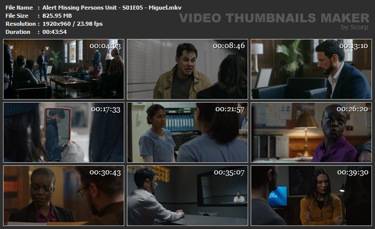 Alert Missing Persons Unit - S01E05 - Miguel.mkv