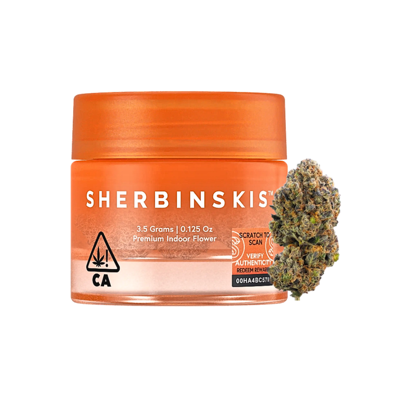 Sherbinskis Premium Indoor Flower – high‑potency, craft‑grown indoor cannabis with terpene‑rich strains like Scotti, Gelato, Sunset Sherbert, Gush, Pink Cherry Gelato, Mochi, and Açaí Berry Gelato.