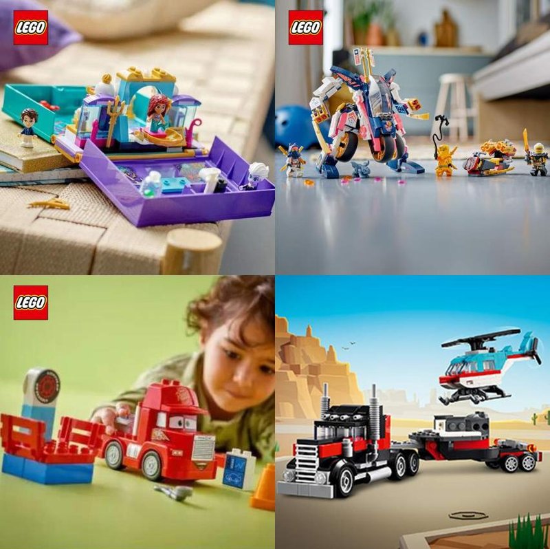 SELEÇÃO DE LEGO na amazon, várias opções com até 30% Off