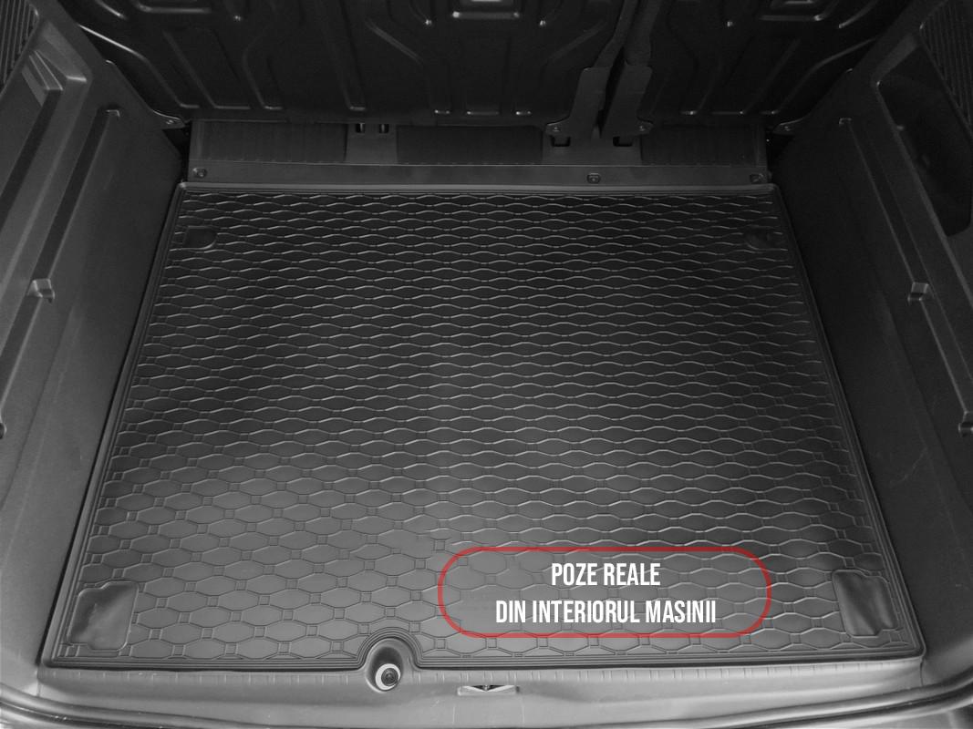 Tavita auto CITROEN E-Berlingo 5 locuri 2018- prezent, protectie portbagaj, Cri-Flo, din cauciuc 100%, compatibil cu autoturismul CITROEN E-Berlingo 5