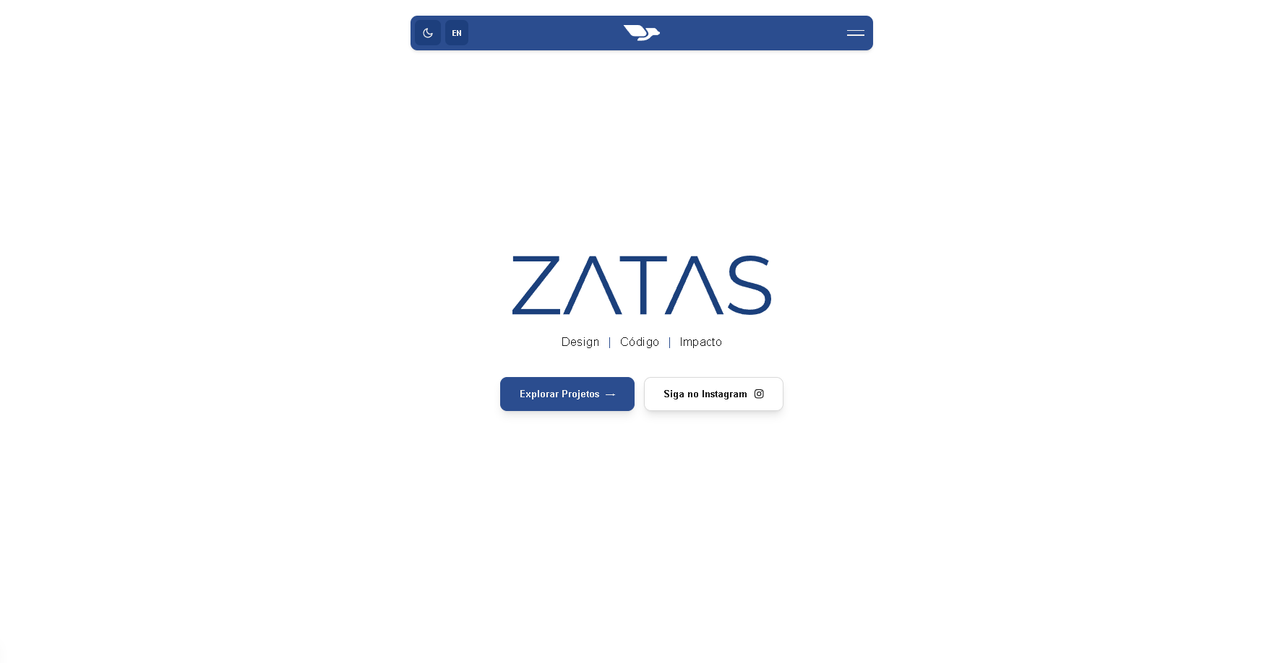 Zatas Website | Institutional Portfolio