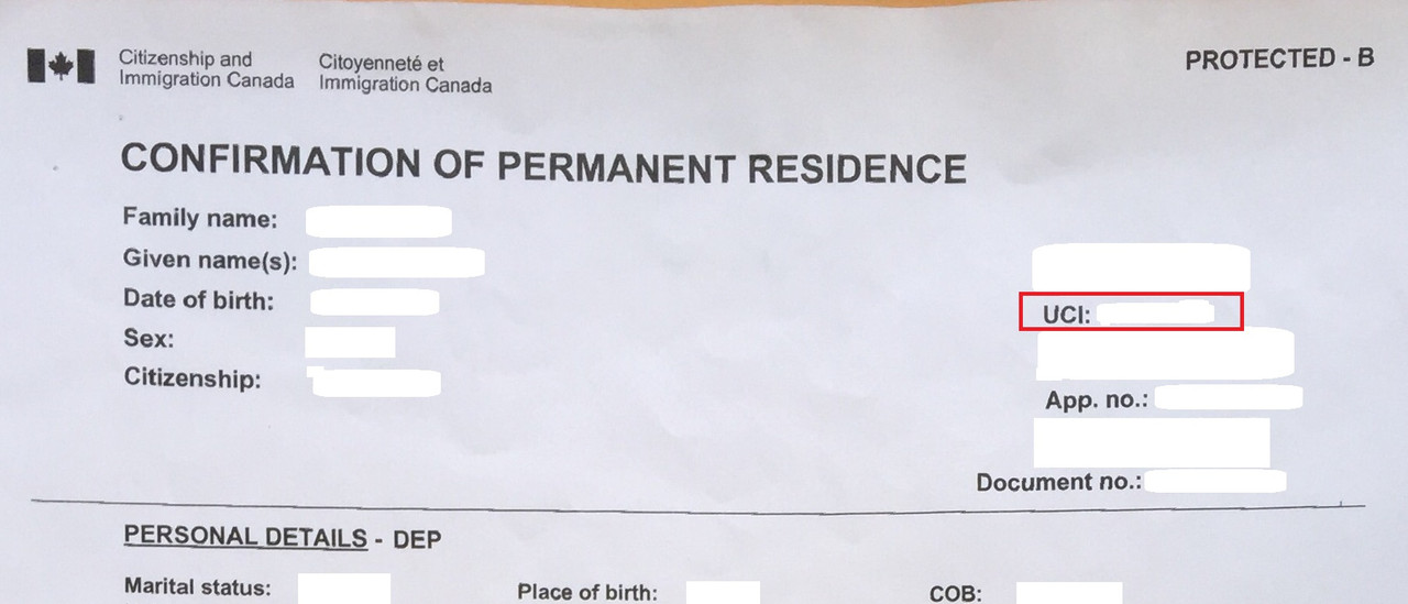 Sponsor's UCI on PR Card different from UCI on AOR and SA. What to do? | Canada Immigration Forum