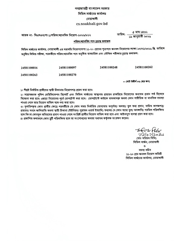 Civil-Surgeon-Office-Noakhali-Statistician-Final-Result-2026-PDF-1