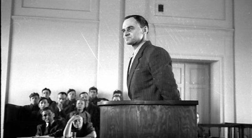 Witold Pilecki durante el juicio al que fue sometido antes de ser condenado a muerte Witold Pilecki durante el juicio al que fue sometido antes de ser condenado a muerte