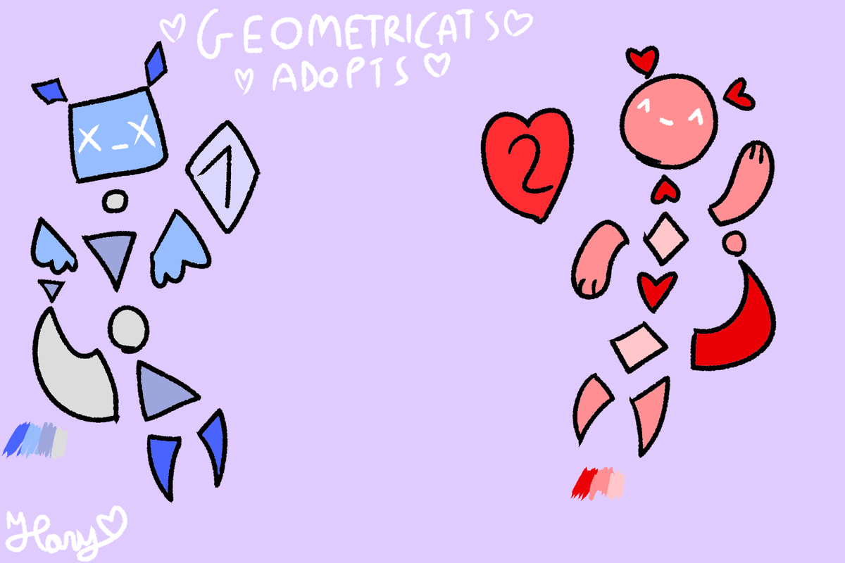 Geometricats adopts (pay with points to adopt)