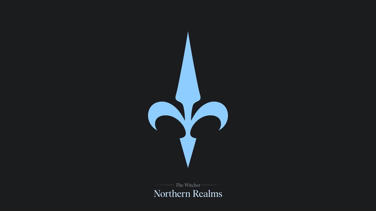 Witcher Gwent Factions - Northern Realms - Landscape - Dark - Text