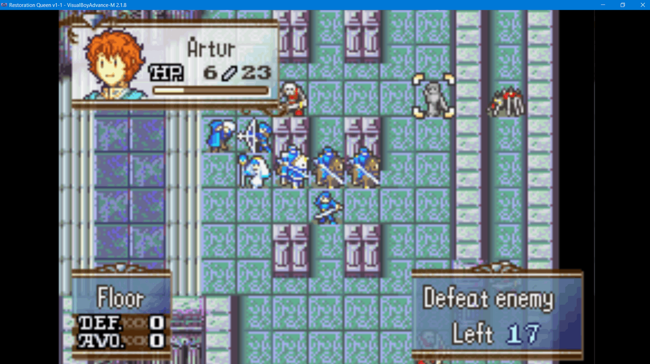 2024-03-06 21_46_59-Restoration Queen v1-1 - VisualBoyAdvance-M 2.1.8