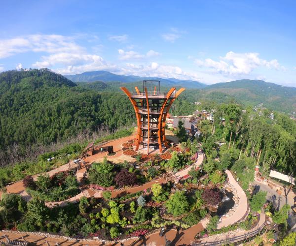 Smoky Mountain scenic overlook