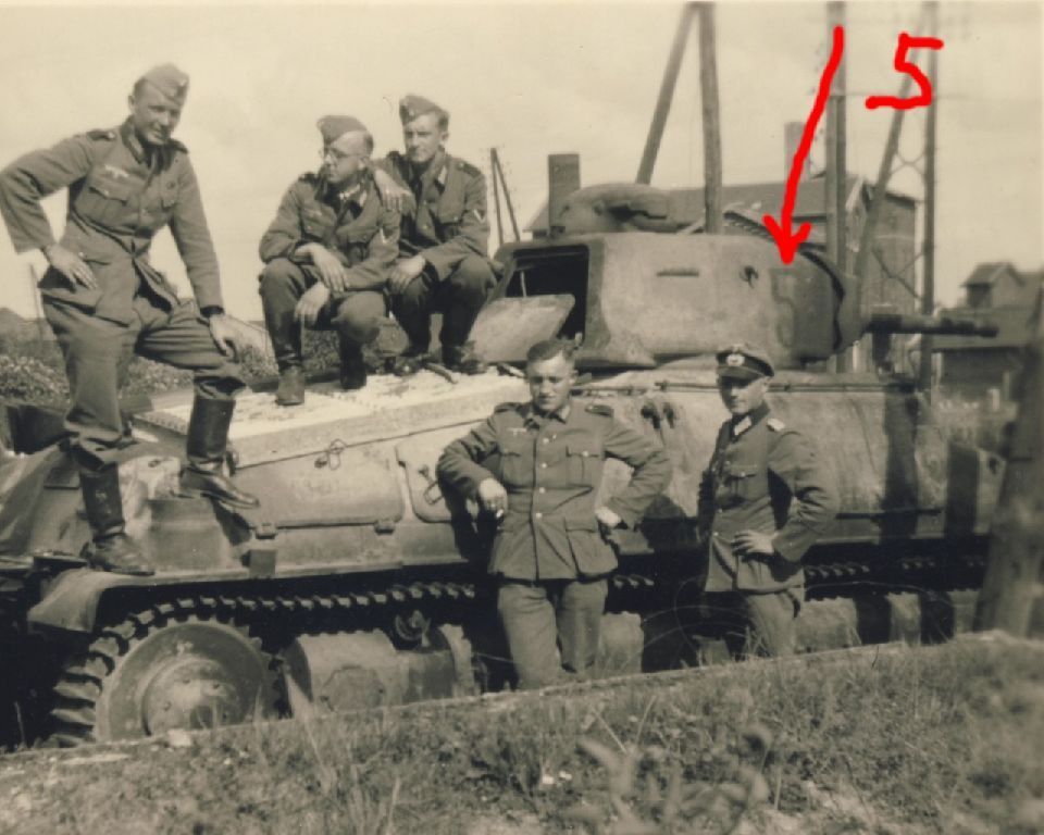 Foto bei CAMBRAI Frankreich - französischer PANZ