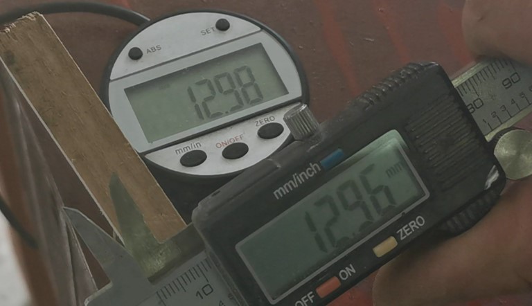 hengercsiszoló teszt