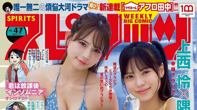 【画像】Big Comic Spirits 2022 No 47 (NMB48)